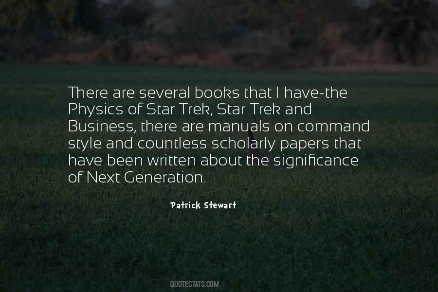 Quotes About Next Generation #1108289