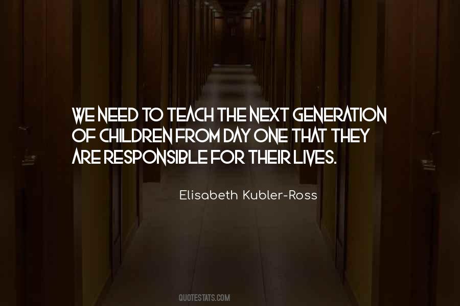 Quotes About Next Generation #1391965