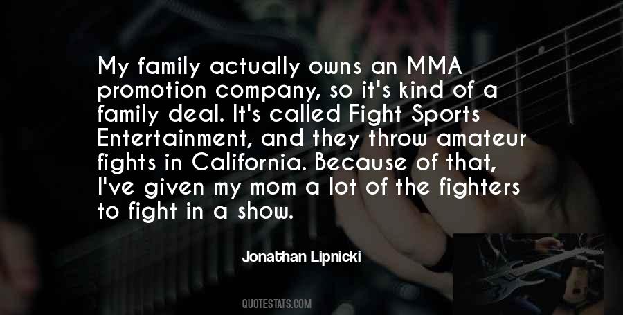 Quotes About Sports And Family #1878090