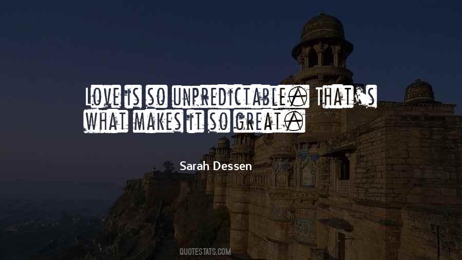 Quotes About Love Sarah Dessen #1094461