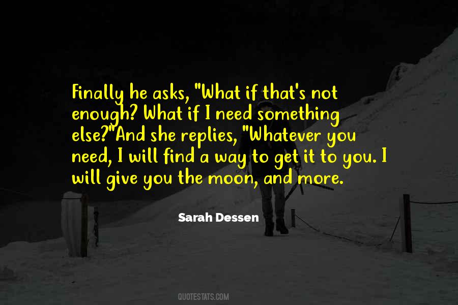 Quotes About Love Sarah Dessen #1257336