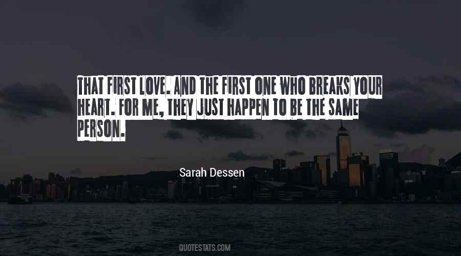 Quotes About Love Sarah Dessen #1289305