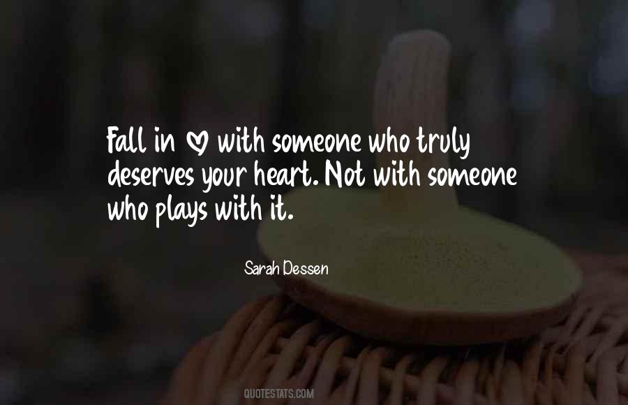 Quotes About Love Sarah Dessen #729619