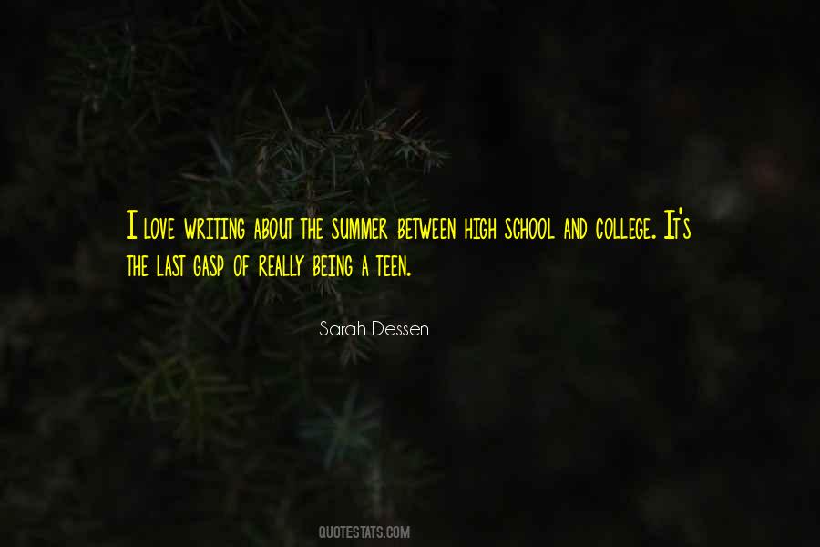 Quotes About Love Sarah Dessen #982790