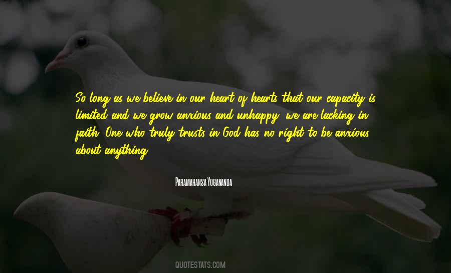 Quotes About No Faith In God #459600