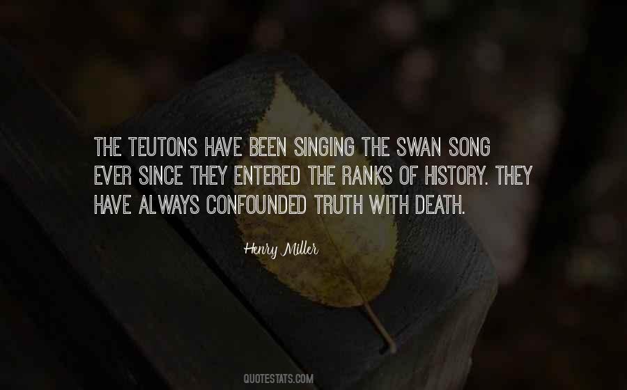Quotes About Swan Song #845225