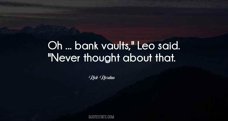 Quotes About Bank Vaults #1875585