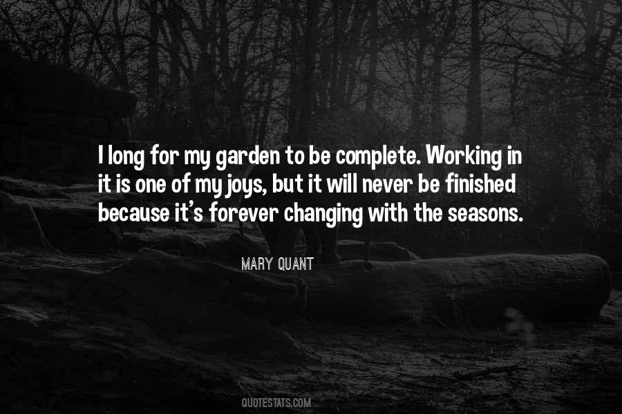 Quotes About Changing Seasons #1647308