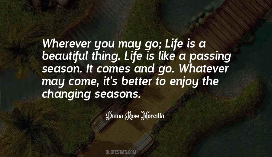 Quotes About Changing Seasons #380652