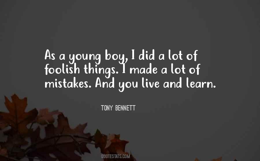 Quotes About Foolish Mistakes #1120489