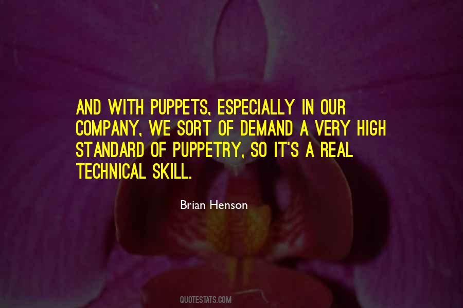Quotes About Puppetry #1316713