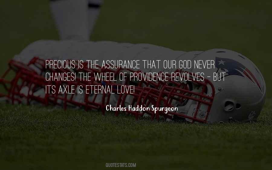 Assurance That God Quotes #1027013