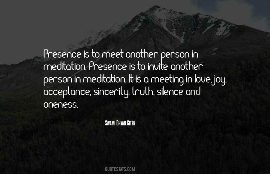 Joy In Silence Quotes #1293918