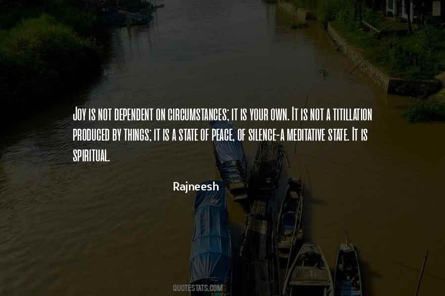 Joy In Silence Quotes #1360776