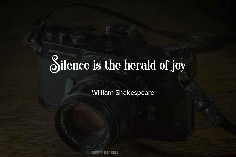 Joy In Silence Quotes #1539026