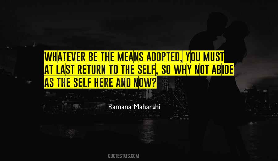 Ramana Maharshi There Are No Others Quotes #49142