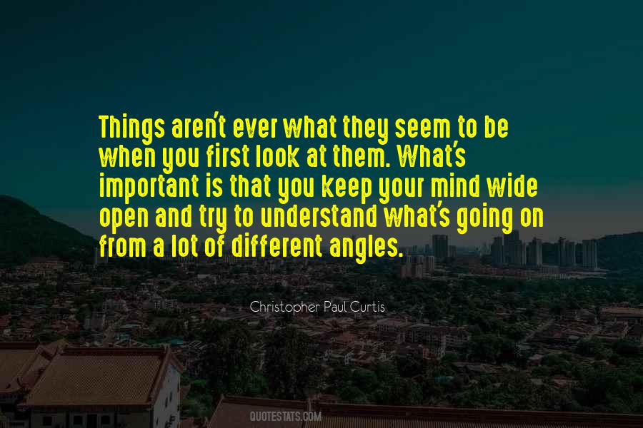 Quotes About Different Angles #1407709