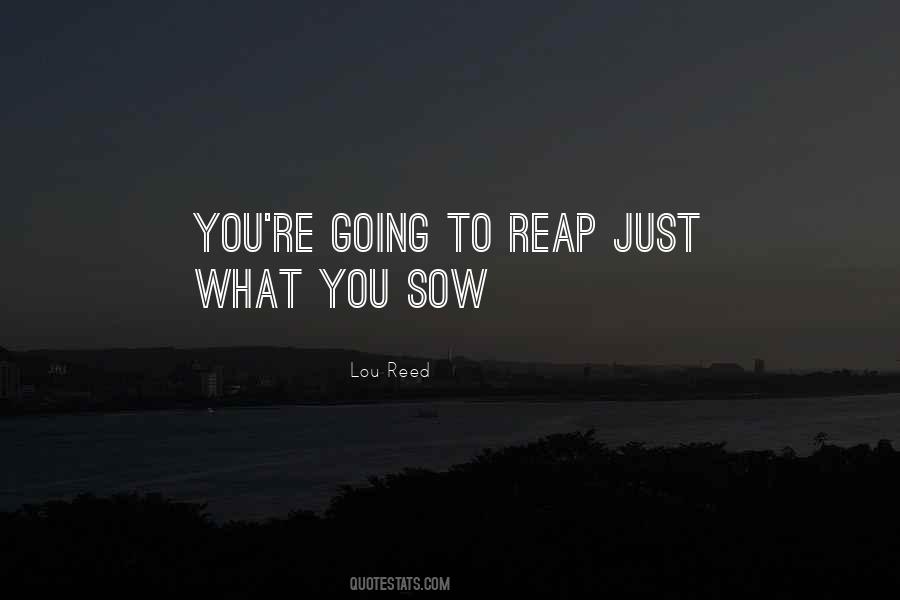 Quotes About You Reap What You Sow #1333802