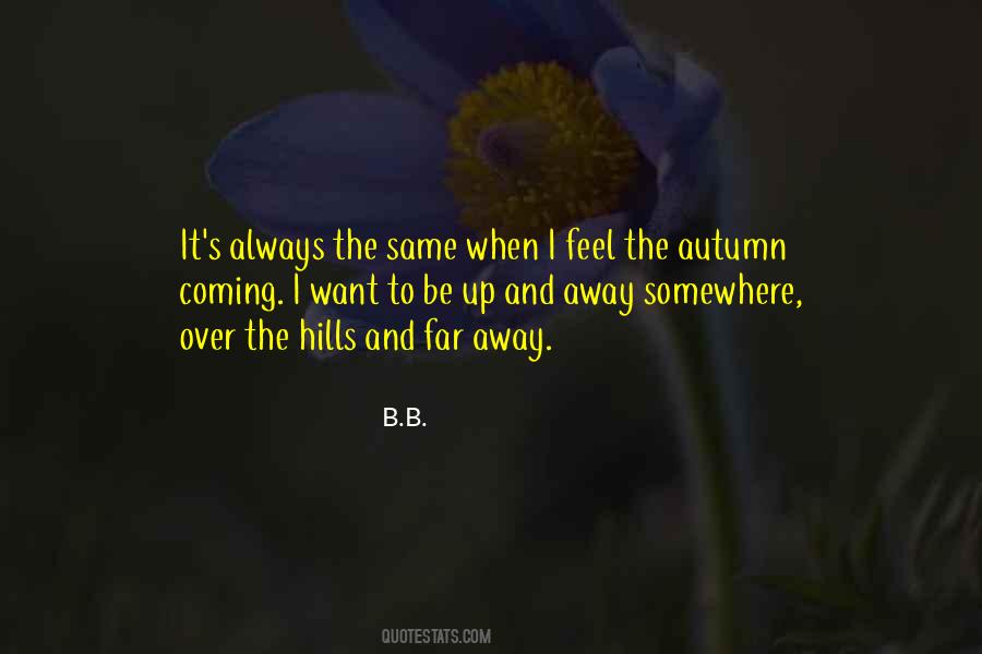 Quotes About Autumn Coming #441243