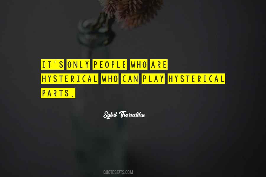 Parts People Play Quotes #669681