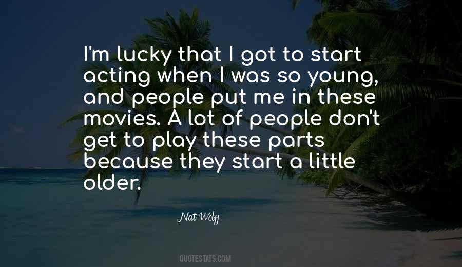 Parts People Play Quotes #832252