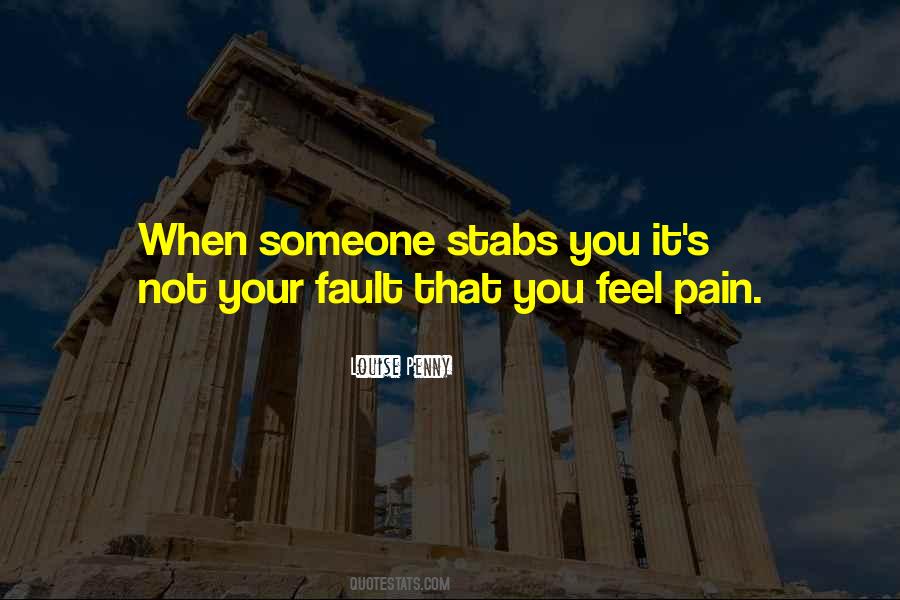 Feel Pain Quotes #1318491