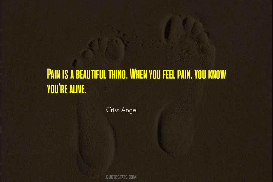 Feel Pain Quotes #1526321