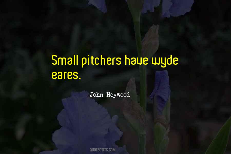 Quotes About Pitchers #150381