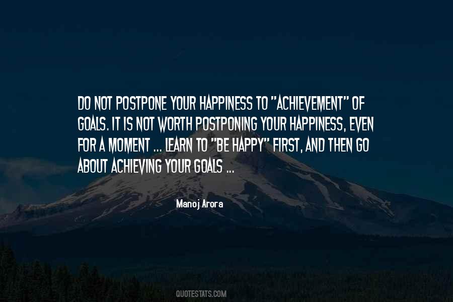 Quotes About Achieving Happiness #1781056