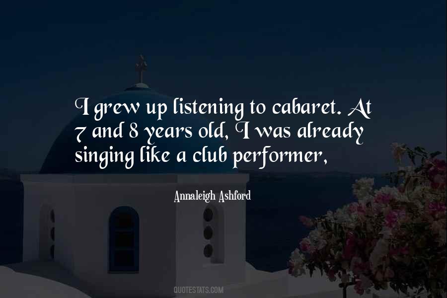 Quotes About Cabaret #1150119