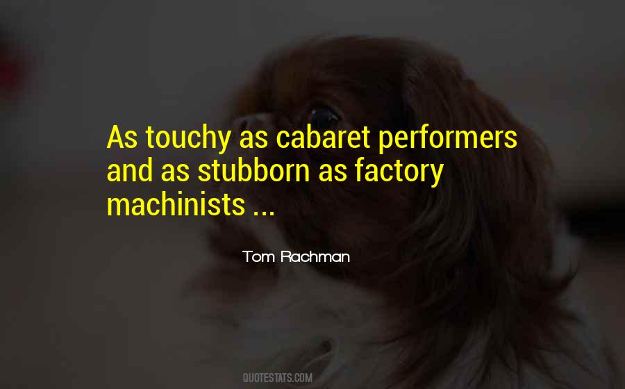 Quotes About Cabaret #362154