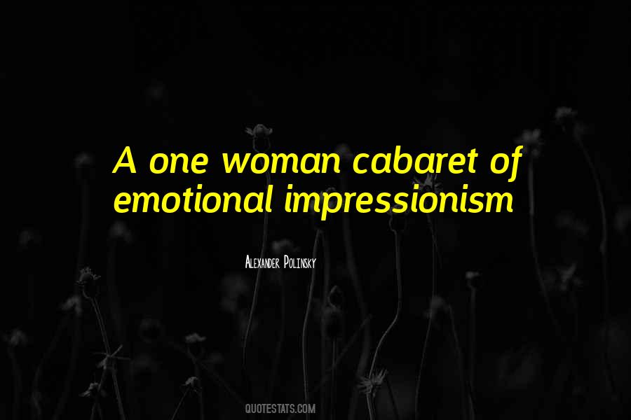 Quotes About Cabaret #593512