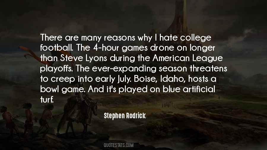 Quotes About Football Season #1553146