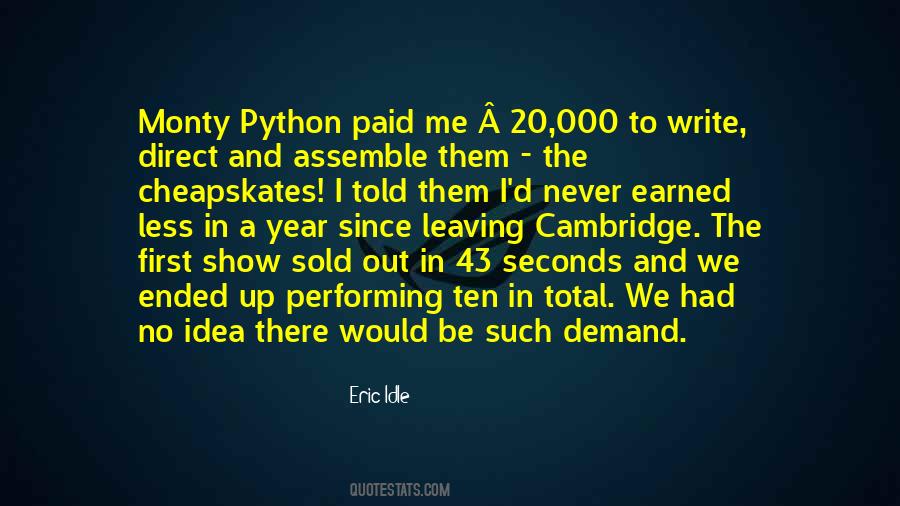 Quotes About Monty Python #944610