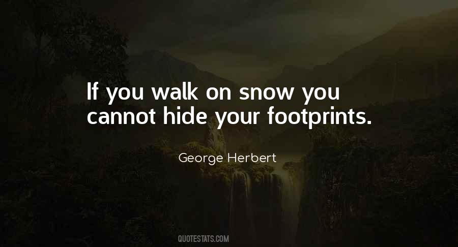 Quotes About Footprints In The Snow #641983