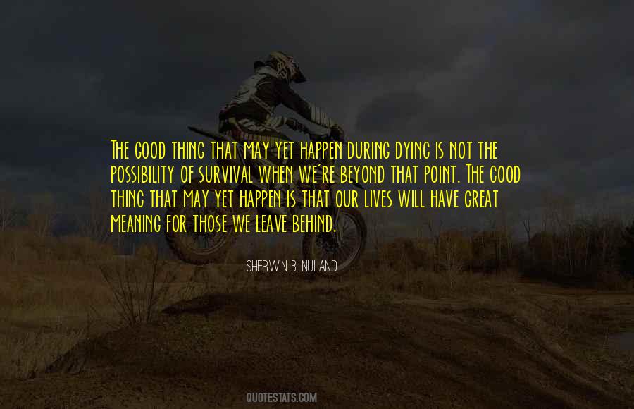 Good Will Happen Quotes #207032