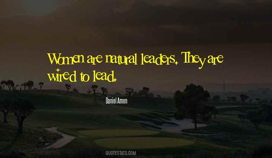 Natural Leaders Quotes #922666
