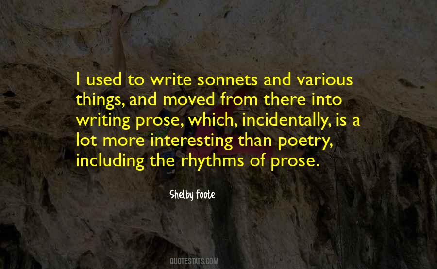 Quotes About Poetry Writing #164296