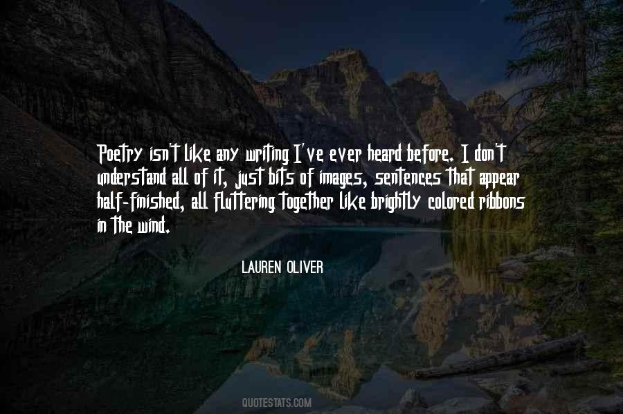 Quotes About Poetry Writing #263259