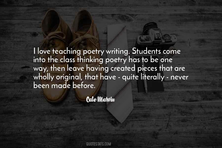 Quotes About Poetry Writing #306387