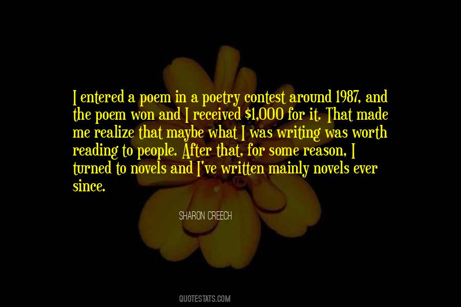 Quotes About Poetry Writing #74752