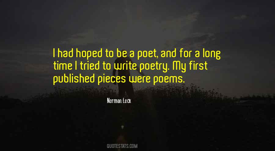 Quotes About Poetry Writing #766