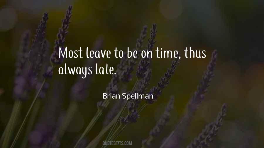 Quotes About Punctuality Time #743146