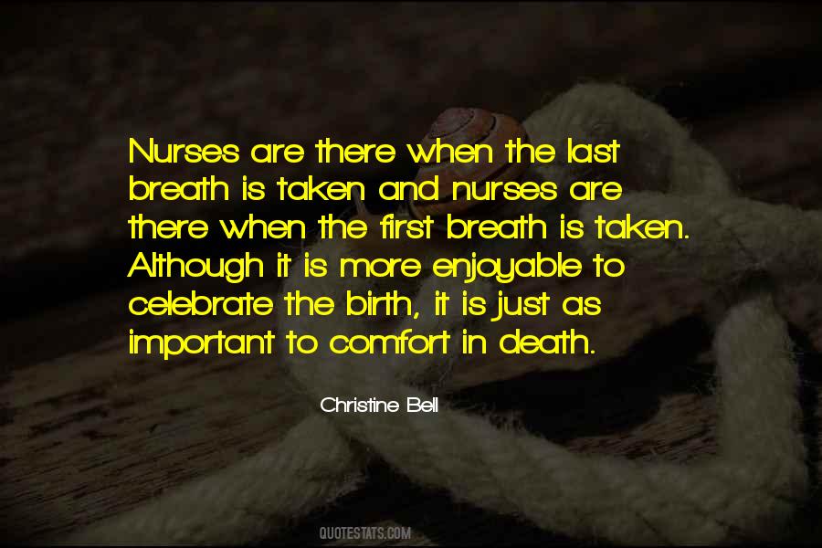 Quotes About Death To Comfort #1296426