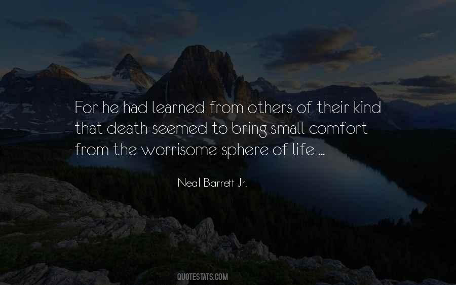 Quotes About Death To Comfort #492489