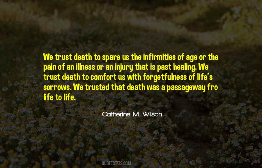 Quotes About Death To Comfort #771636