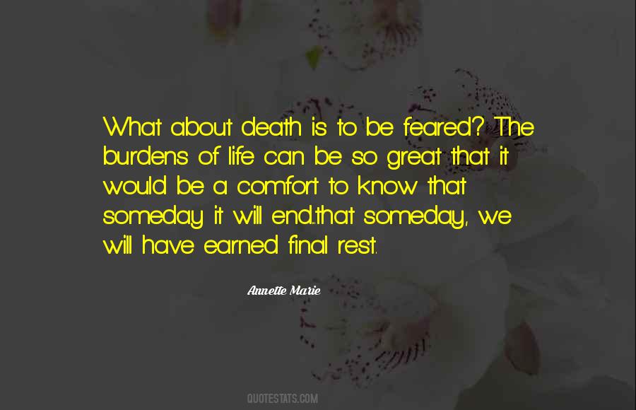 Quotes About Death To Comfort #824452