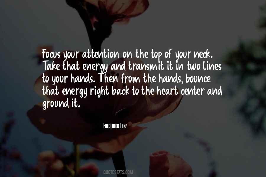 Heart Center Quotes #378046