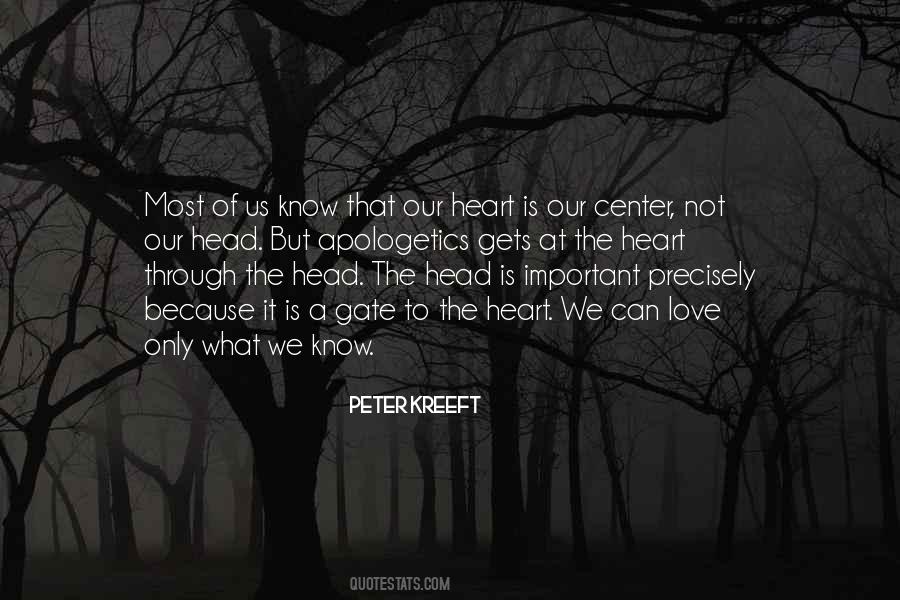 Heart Center Quotes #50244