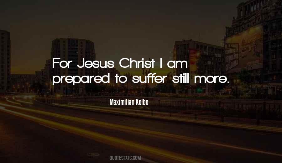 Suffering Jesus Quotes #308225